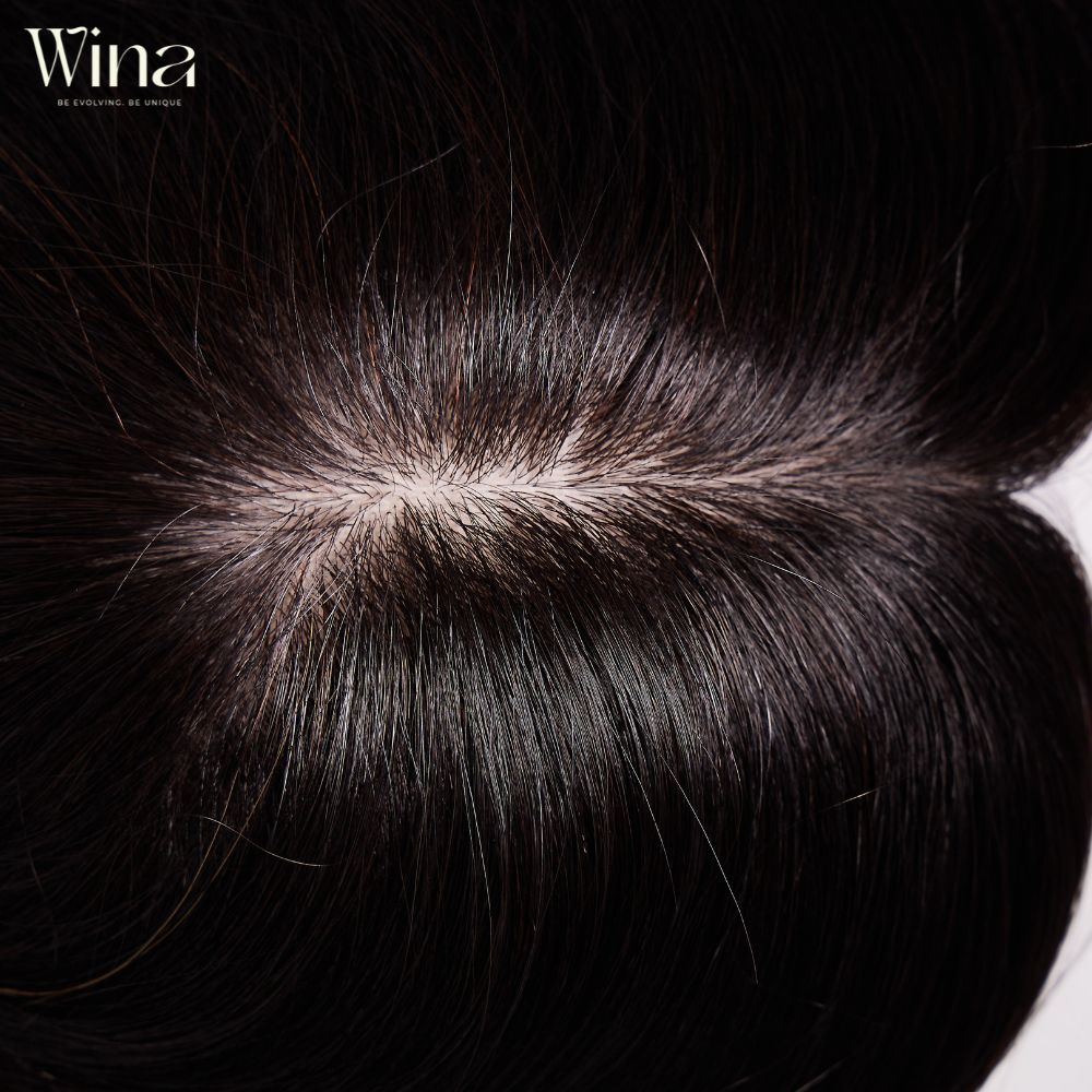 Wigs Human Hair giữ nguyên lớp biểu bì tóc (cuticle), mang lại độ bóng tự nhiên, độ rủ mềm mại như chính mái tóc thật của bạn