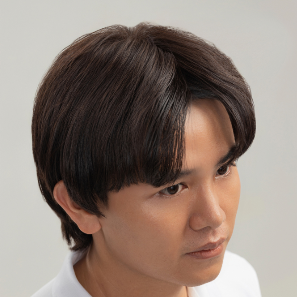 Tóc giả nam Side Part đẹp