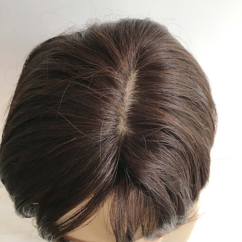 Tóc Giả Nam Kiểu Side Part Hàn Quốc Bằng Tóc Thật