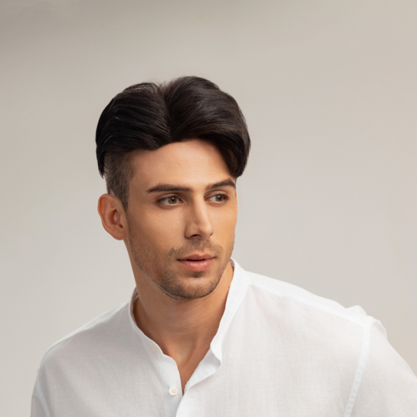 Tóc giả side part cao cấp