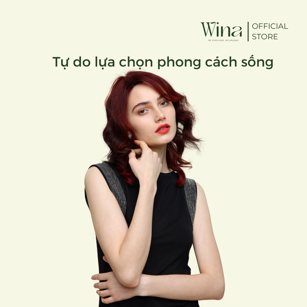 tóc giả nguyên đầu gợn sóng