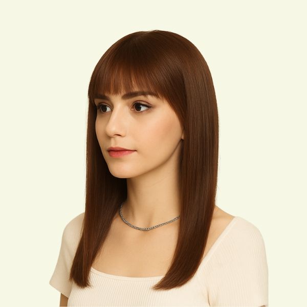 Tóc Kẹp Phím - Tóc Kẹp Phồng 2 Bên Bằng Tóc Thật Form Dài 30-45cm | Wina