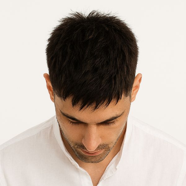 Tóc Giả Nam Kiểu Mohican Che Hói Bằng Tóc Thật | Wina Wigs