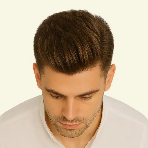 Tóc Giả Nam Che Hói - Kiểu Pompadour Bằng Tóc Thật | Wina
