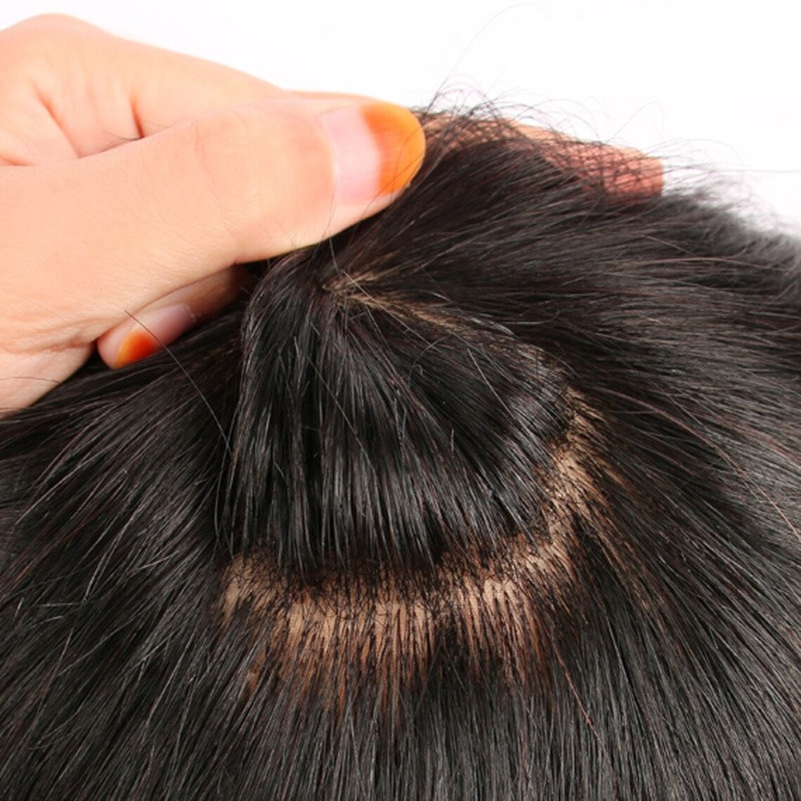 Tóc Giả Nam Kiểu Pompadour Bằng Tóc Thật