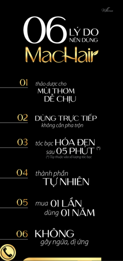 Dầu Gội Phủ Bạc MacHair