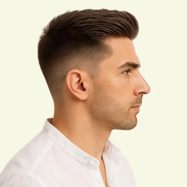 Tóc Giả Nam Che Hói - Kiểu Quiff Bằng Tóc Thật | Wina