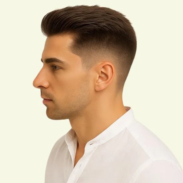Tóc Giả Nam Che Hói - Kiểu Quiff Bằng Tóc Thật | Wina