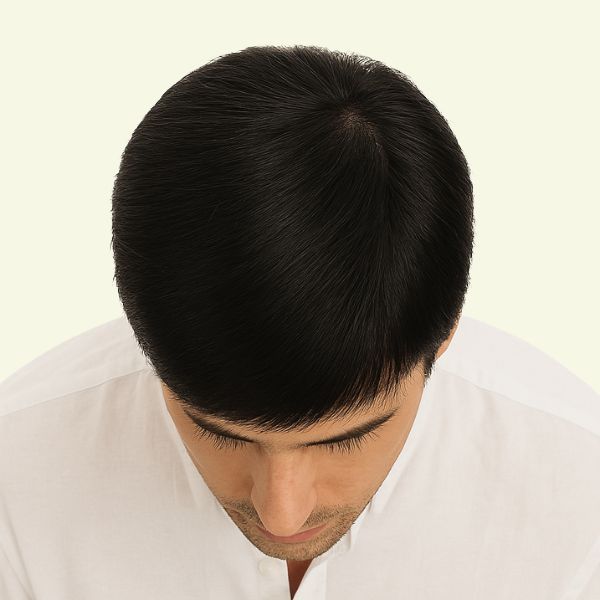 Tóc Giả Nam Nguyên Đầu - Kiểu Basic Bằng Tóc Thật Siêu Da 4D | Wina Wigs