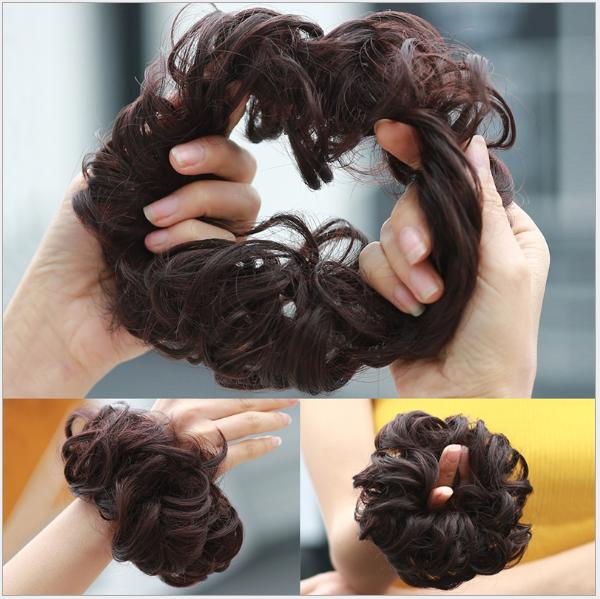 mua tóc giả cột búi