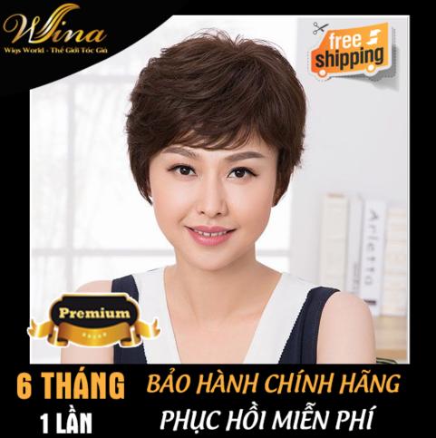 Tóc giả trung niên nguyên đầu siêu da TGT-018