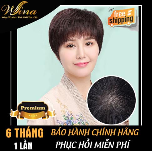 Tóc thật trung niên siêu da TGT-007