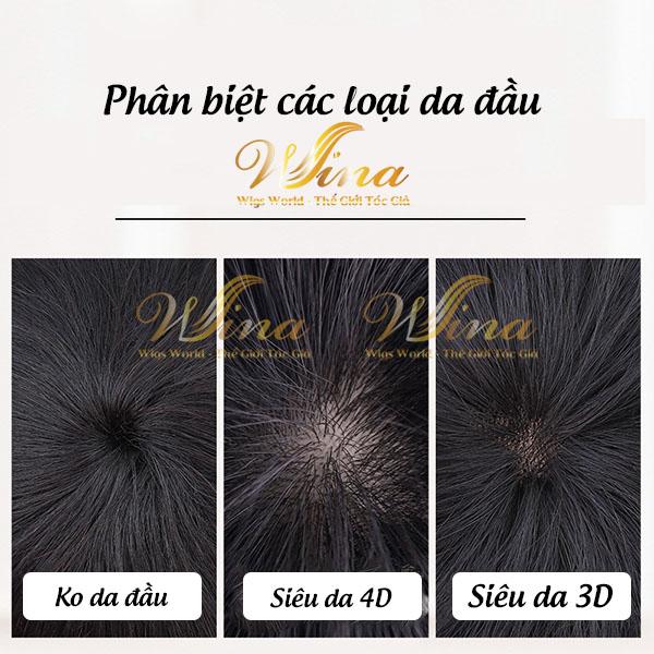tóc giả nguyên đầu tém