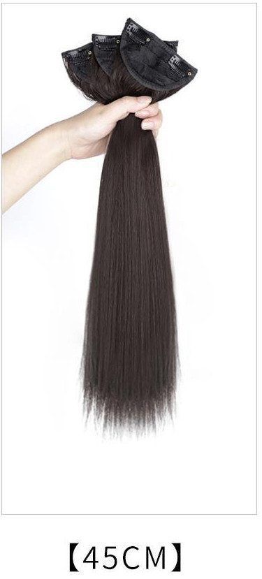 Tóc Kẹp Nối 3 Tép Sợi Tơ Chịu Nhiệt Thẳng Dài - tóc nối 3 tép sợi tơ là một trong những sản phẩm đáng tin cậy nhất để làm mới mái tóc của bạn. Với chất liệu chắc bền và chịu nhiệt tốt, sản phẩm sẽ giúp bạn có được mái tóc thẳng và đầy đặn mà không gây hại cho tóc thật của mình.