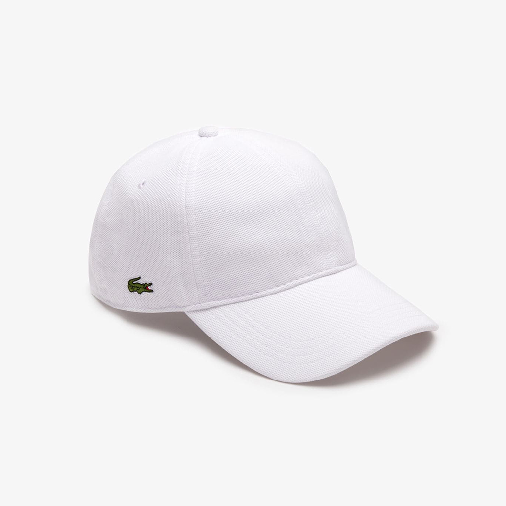 Mũ Lacoste Pique Cotton (Trắng)