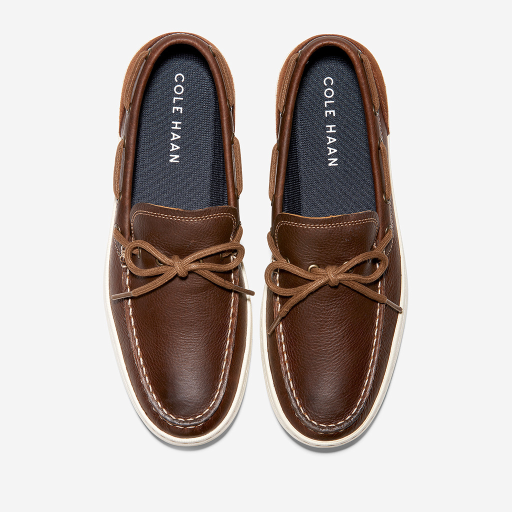 Giày Cole Haan Nantucket Deck Camp Moc Loafer – Nâu gỗ