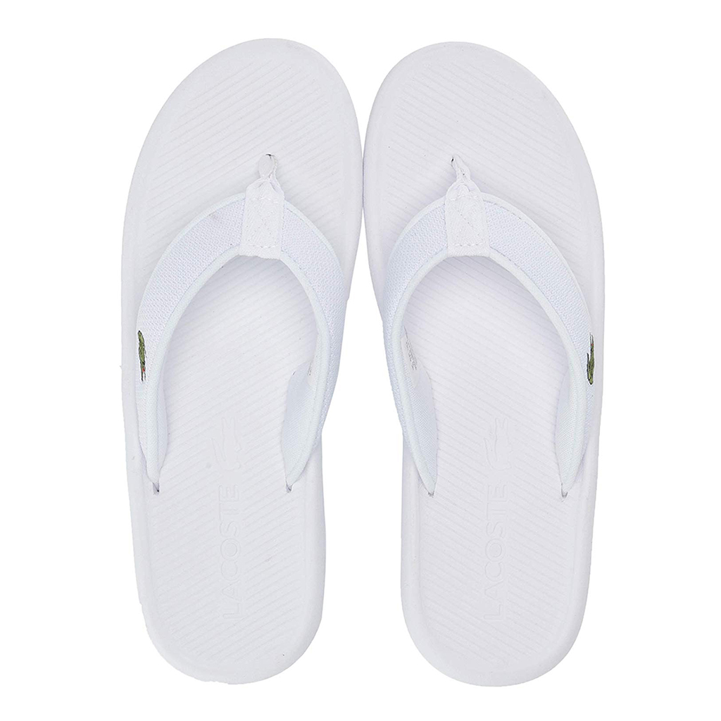 Dép tông Lacoste Croco Sandal 219 (Trắng)