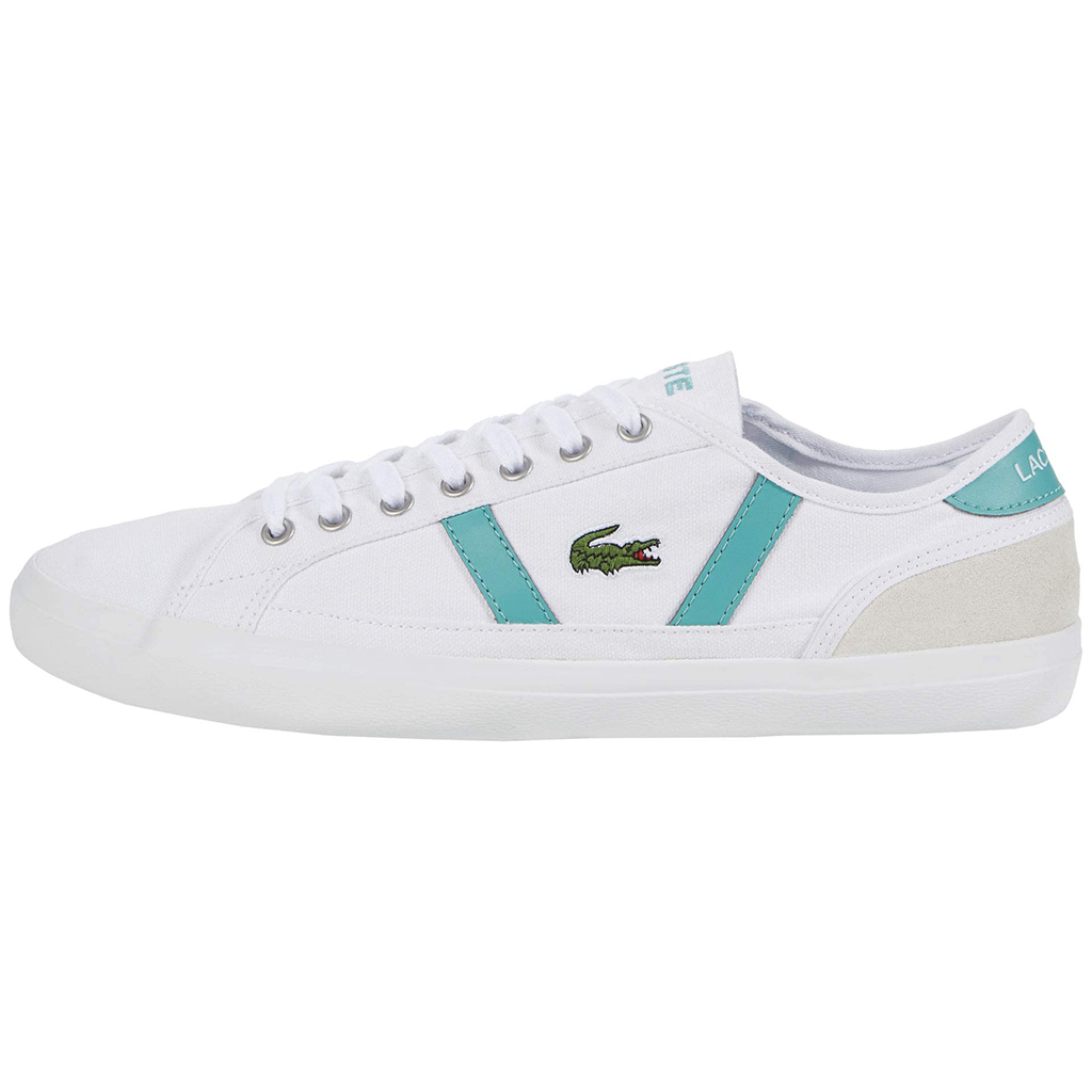 Giày Lacoste Sideline 120 – Trắng/Xanh ngọc