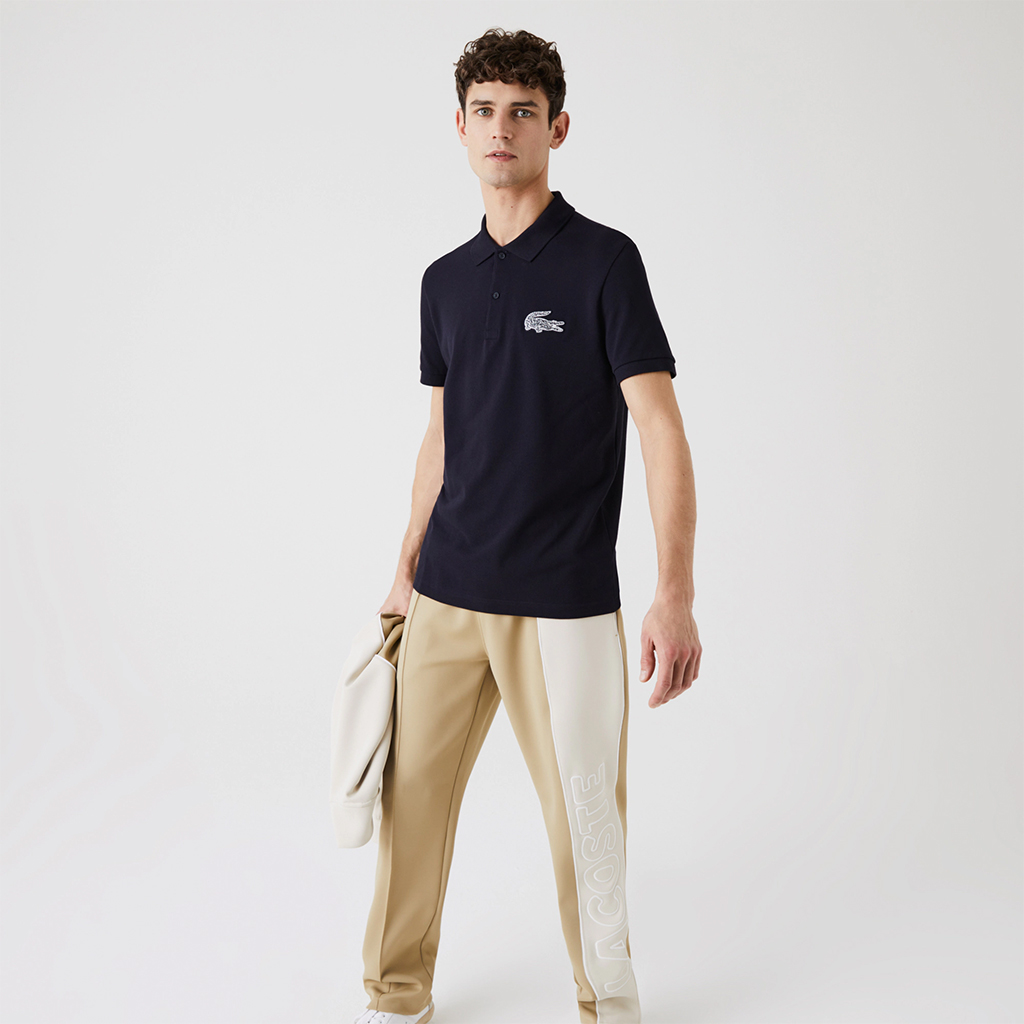 Áo polo Lacoste Crocodile Badge (Navy)