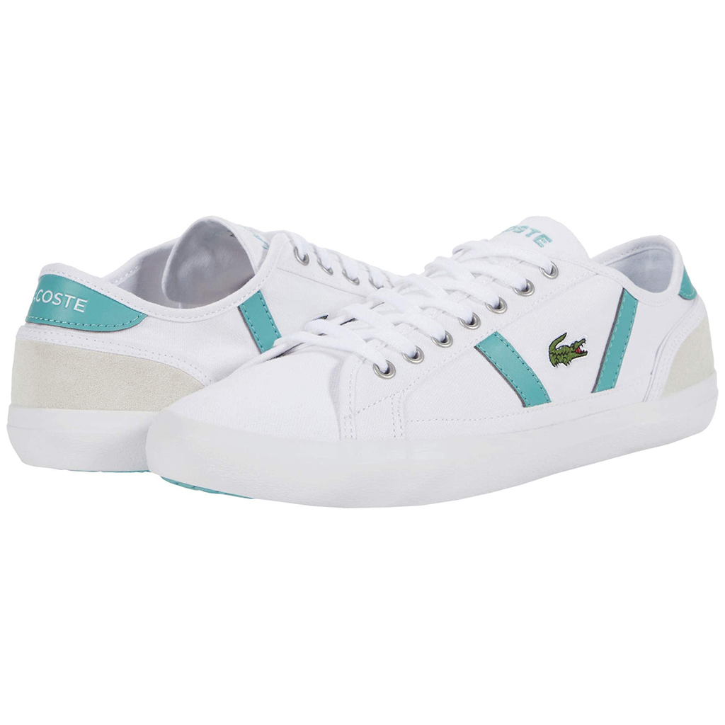 Giày Lacoste Sideline 120 – Trắng/Xanh ngọc