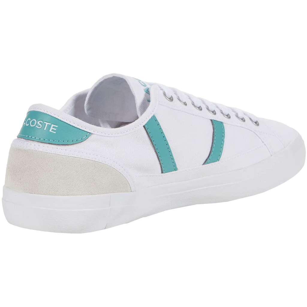 Giày Lacoste Sideline 120 – Trắng/Xanh ngọc