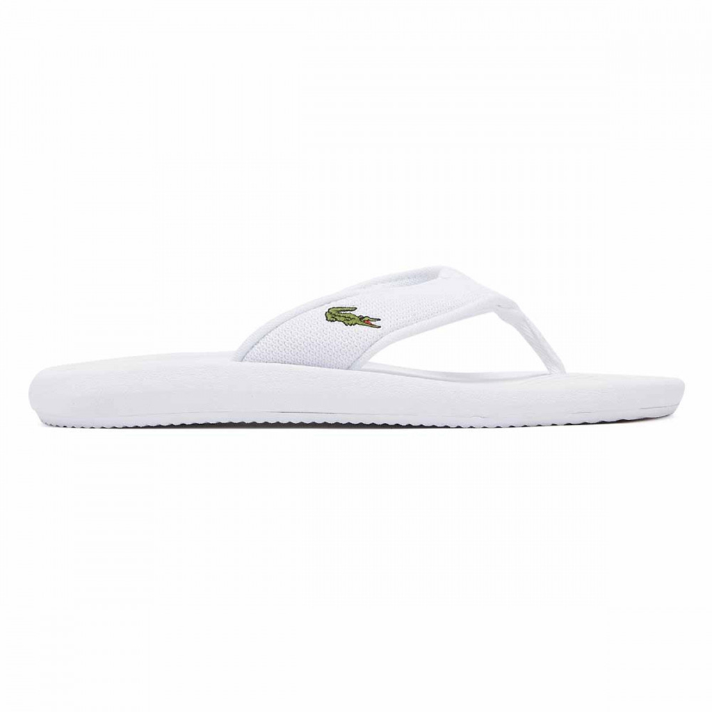 Dép tông Lacoste Croco Sandal 219 (Trắng)