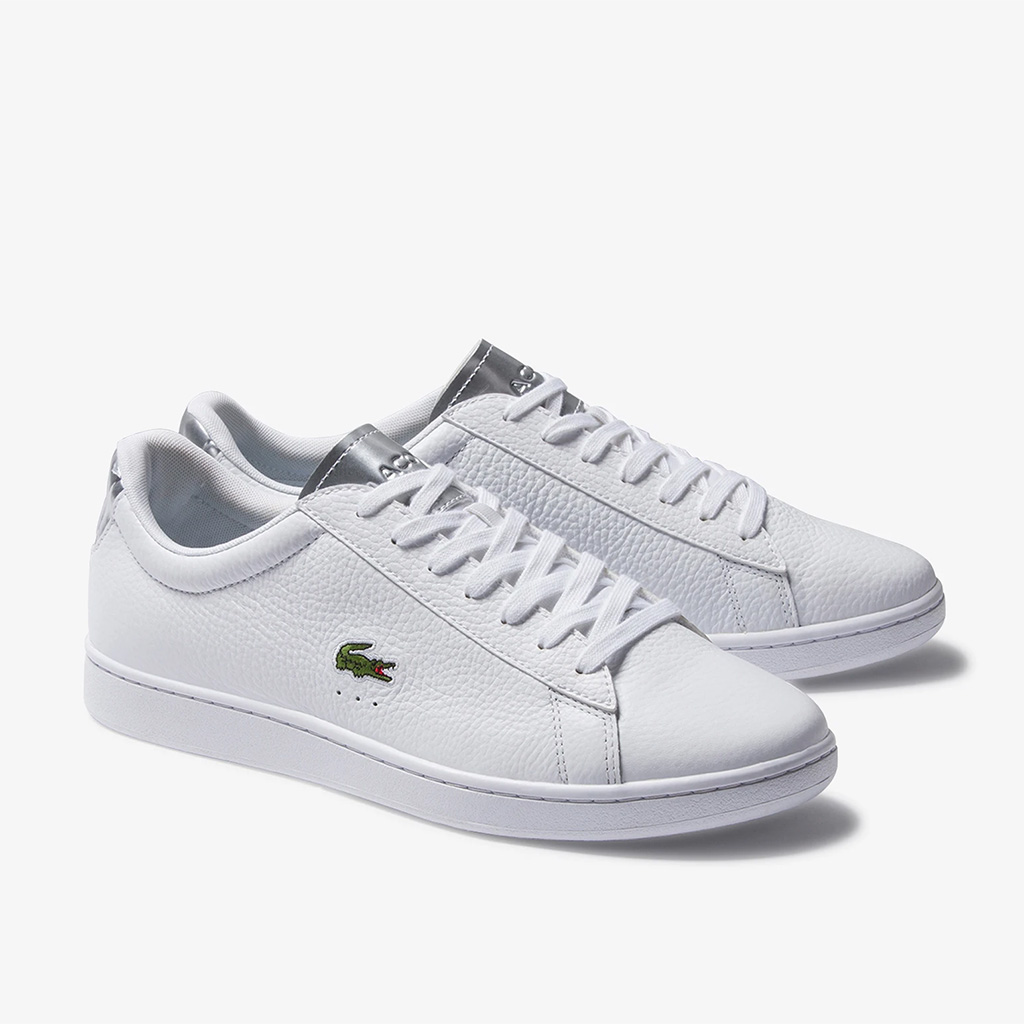 Giày Lacoste Carnaby EVO Leather 220 (Màu Trắng)