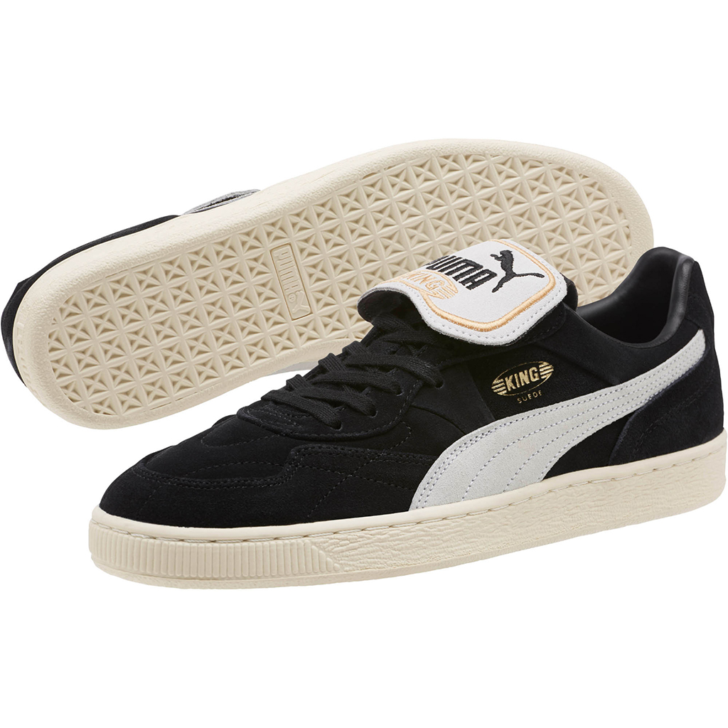 Giày PUMA King Suede Legend – Đen/Trắng