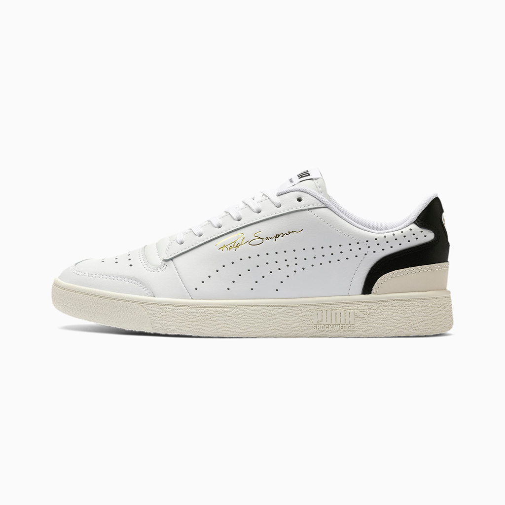 Giày Puma Ralph Sampson Lo Perforated Soft Trainers – Trắng