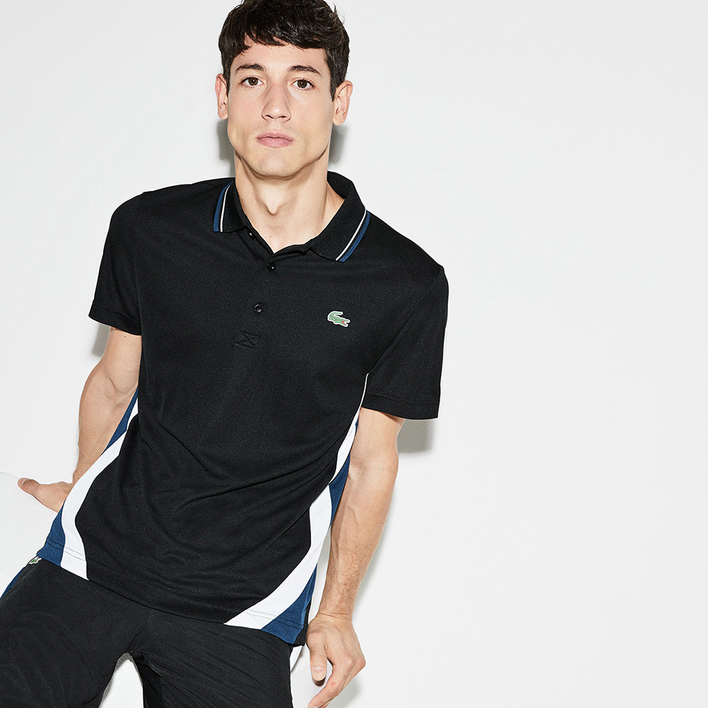 Áo Lacoste SPORT Tennis Polo – Đen