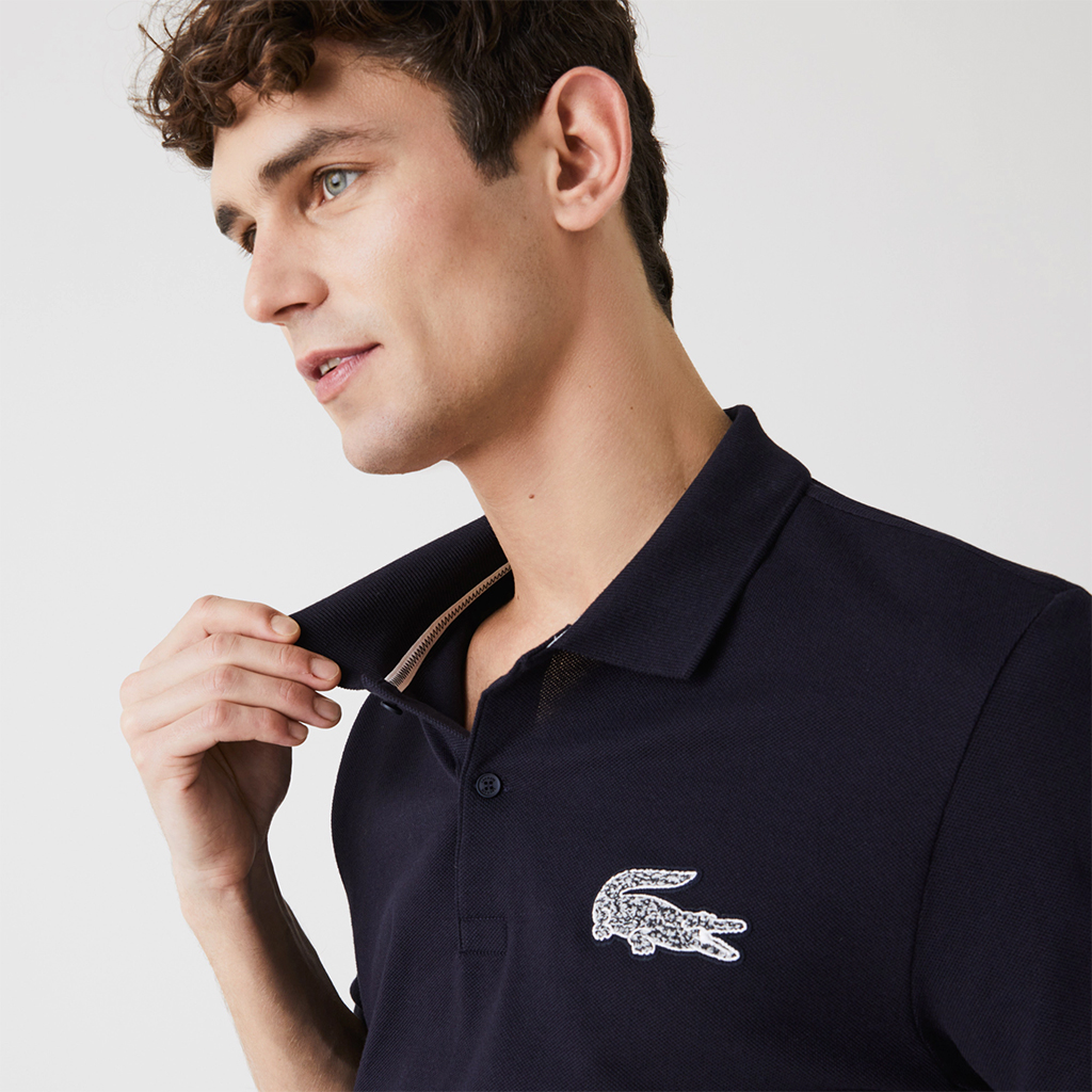 Áo polo Lacoste Crocodile Badge (Navy)