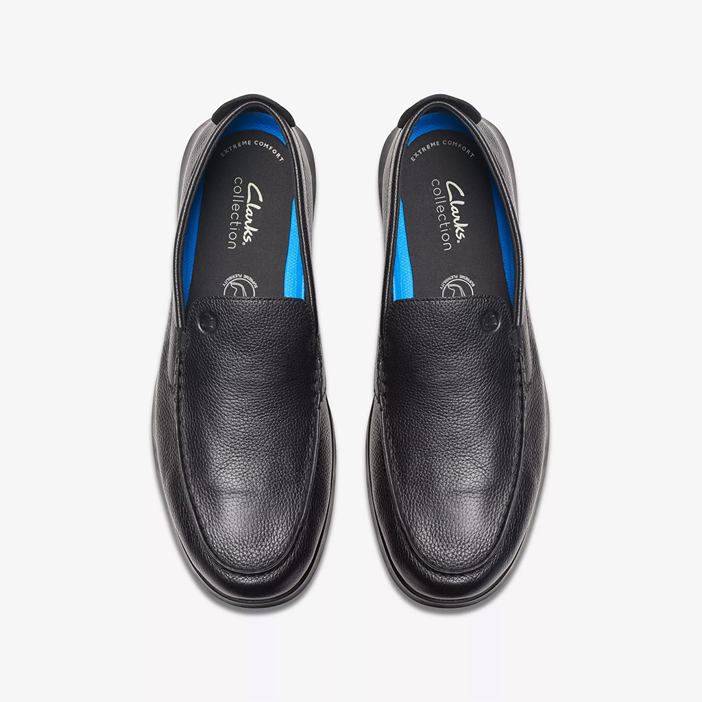 Giày lười da nam Clarks Flx Stp – Màu Đen