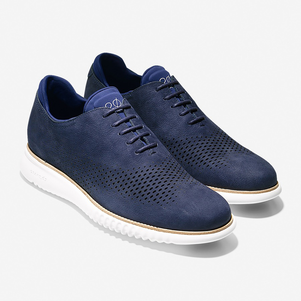 Giày tây nam Cole Haan 2.Zerogrand Laser Wing – Màu xanh dương đậm