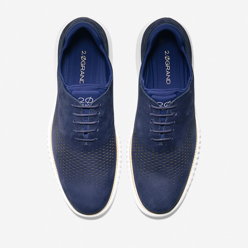 Giày tây nam Cole Haan 2.Zerogrand Laser Wing – Màu xanh dương đậm
