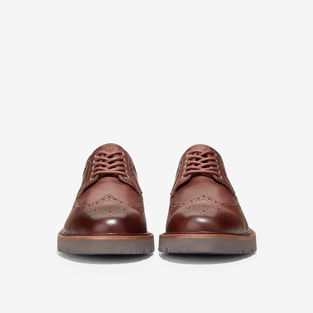 Giày Cole Haan American Classics Longwing Oxford – Màu nâu đậm