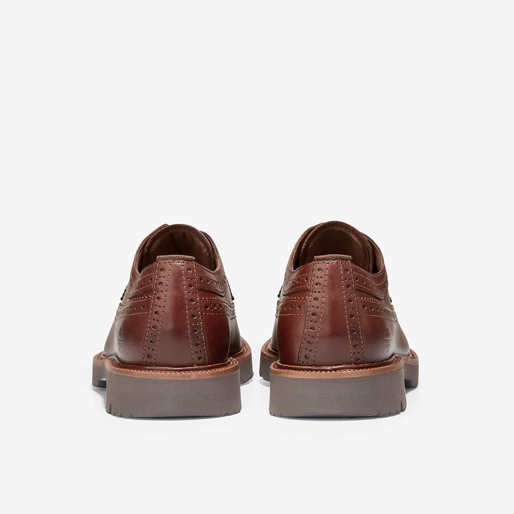 Giày Cole Haan American Classics Longwing Oxford – Màu nâu đậm