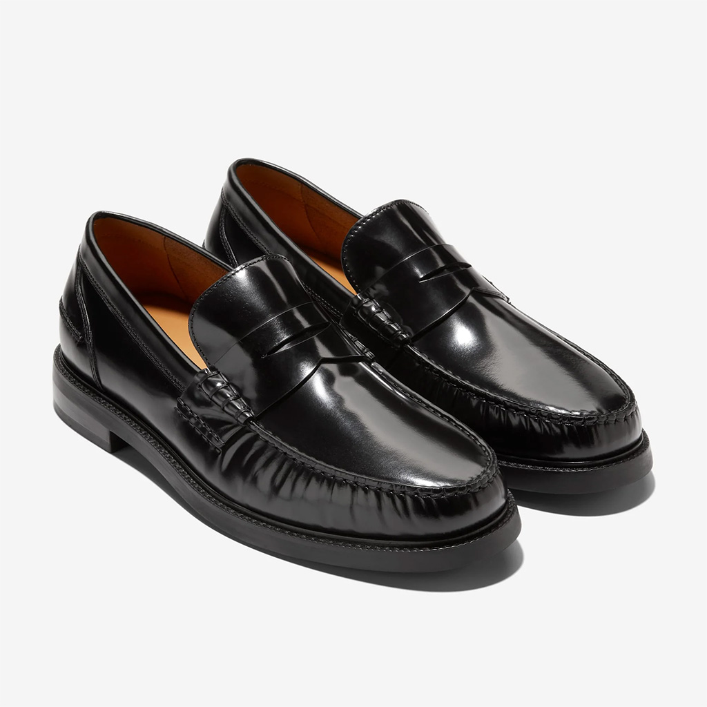 Giày Cole Haan American Classics Pinch Penny Loafer – Màu đen bóng