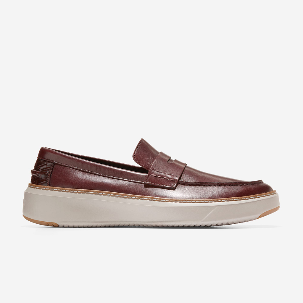 Giày lười nam Cole Haan GrandPro Topspin Penny Loafer – Màu đỏ đun