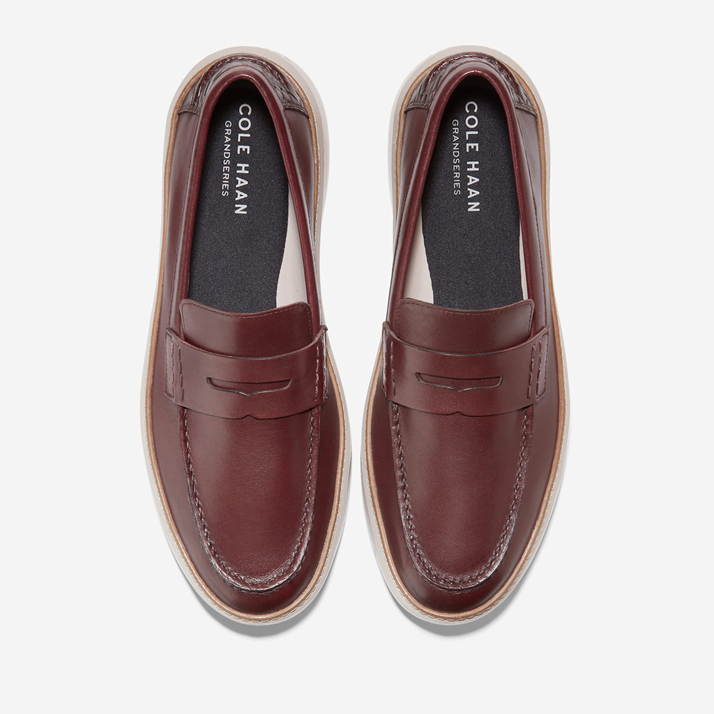 Giày lười nam Cole Haan GrandPro Topspin Penny Loafer – Màu đỏ đun