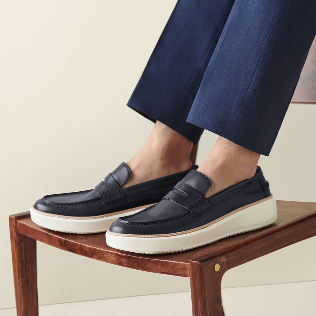 Giày lười nam Cole Haan GrandPro Topspin Penny Loafer – Màu xanh navy