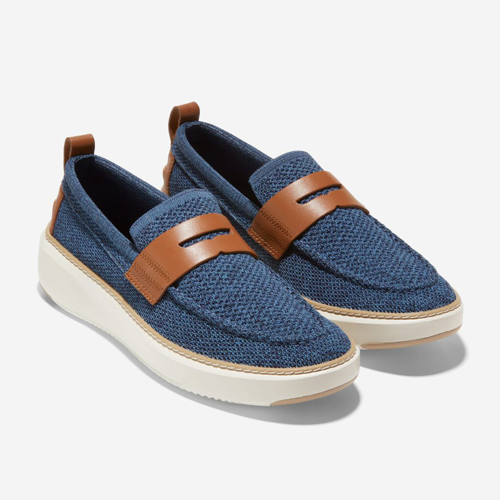 Giày lười nam Cole Haan GrandPro Topspin STLT Loafer – Màu xanh navy