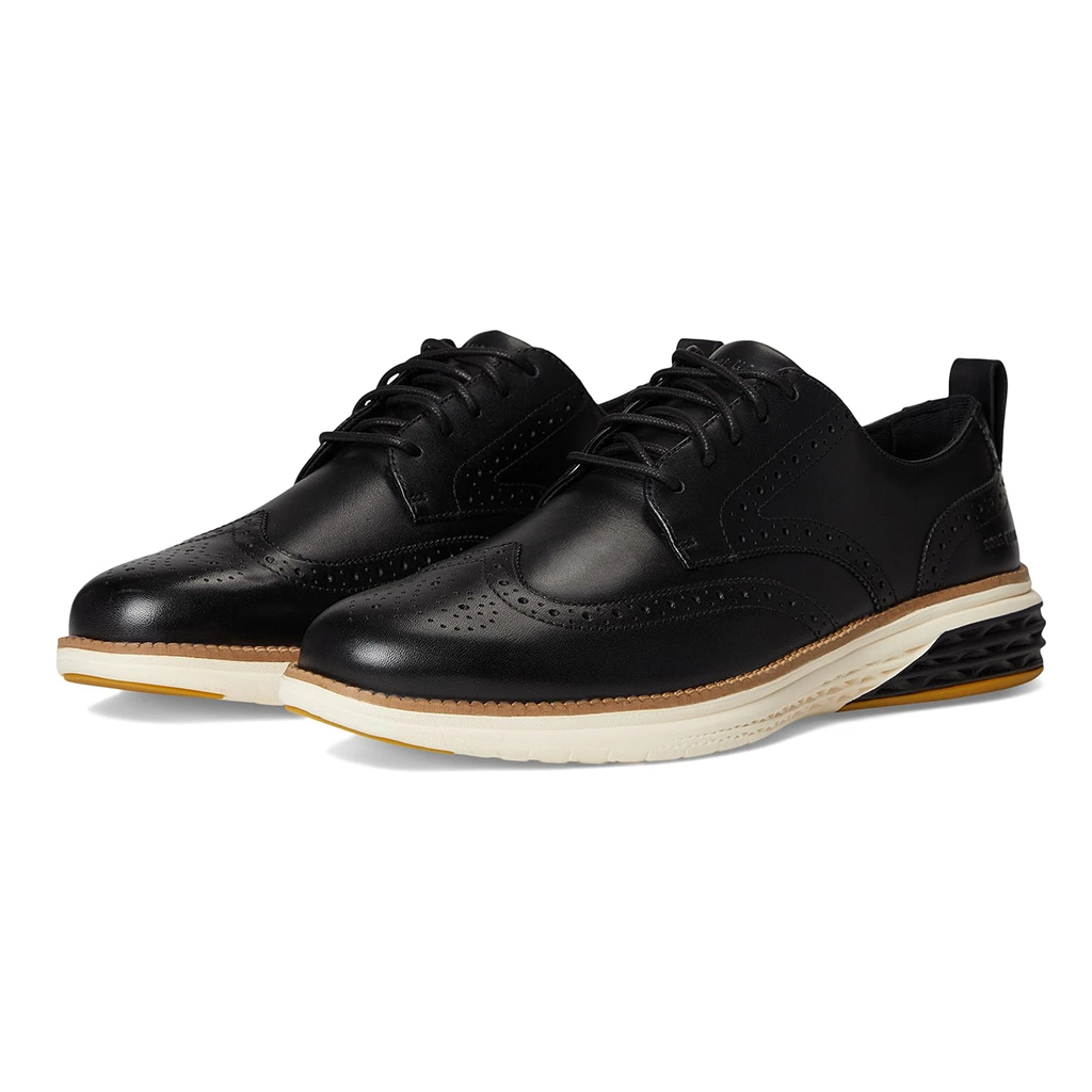 Giày tây nam Cole Haan Grand Hurrion Wingtip Oxfords – Màu Đen
