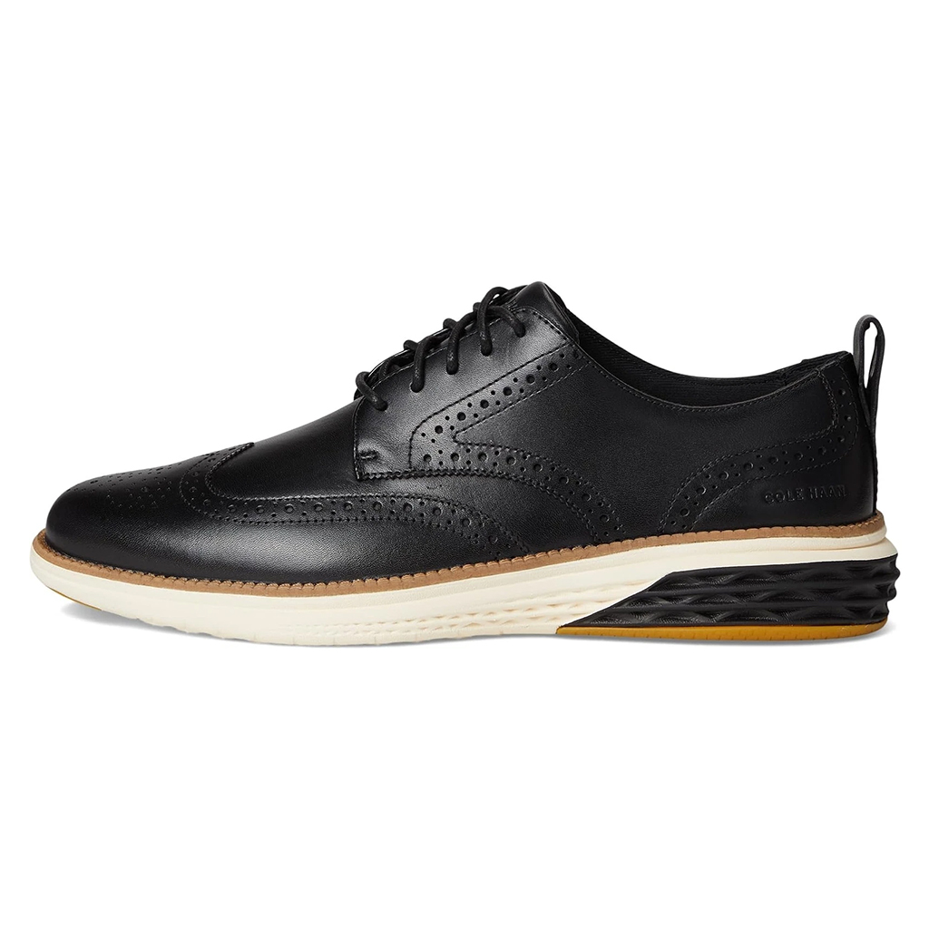 Giày tây nam Cole Haan Grand Hurrion Wingtip Oxfords – Màu Đen