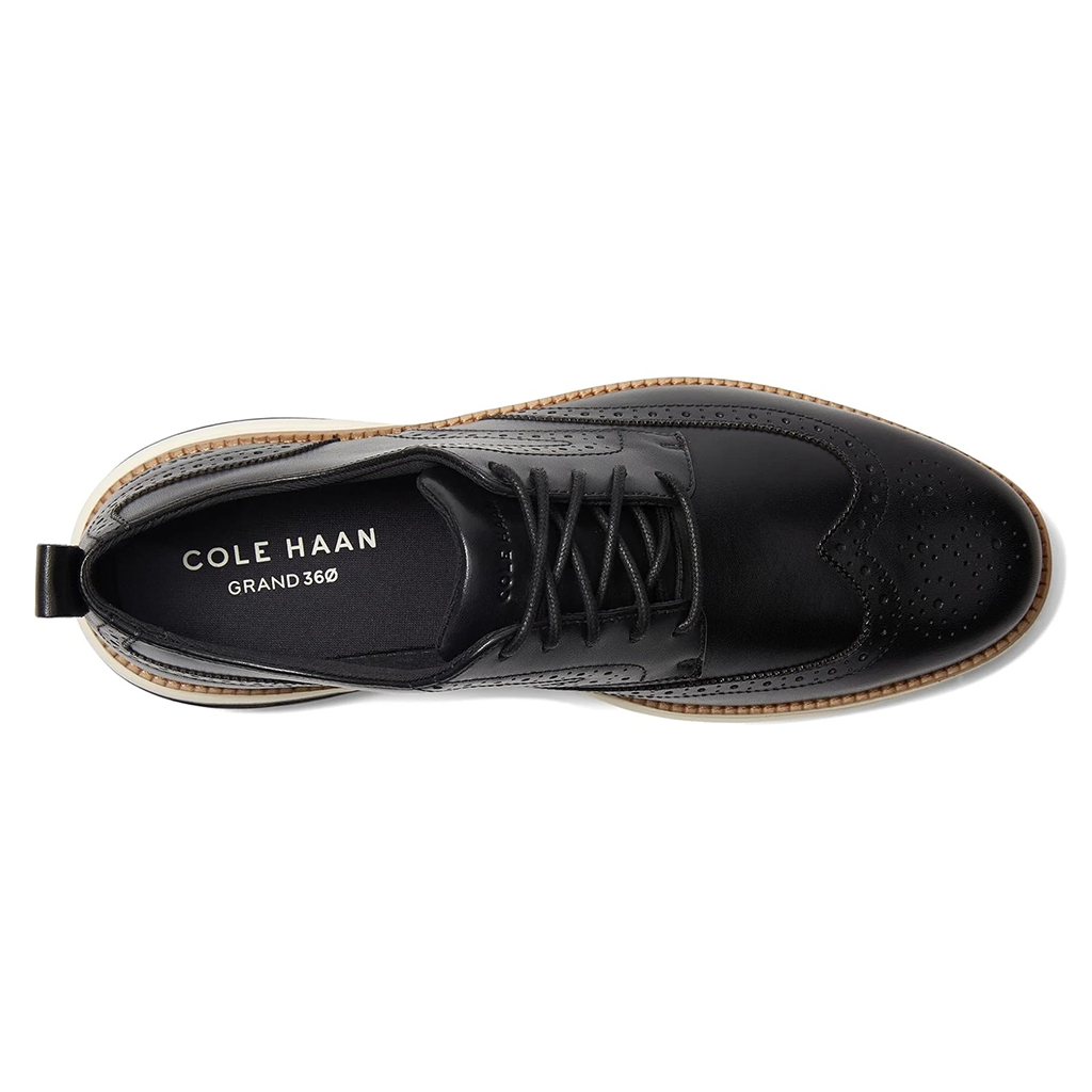 Giày tây nam Cole Haan Grand Hurrion Wingtip Oxfords – Màu Đen