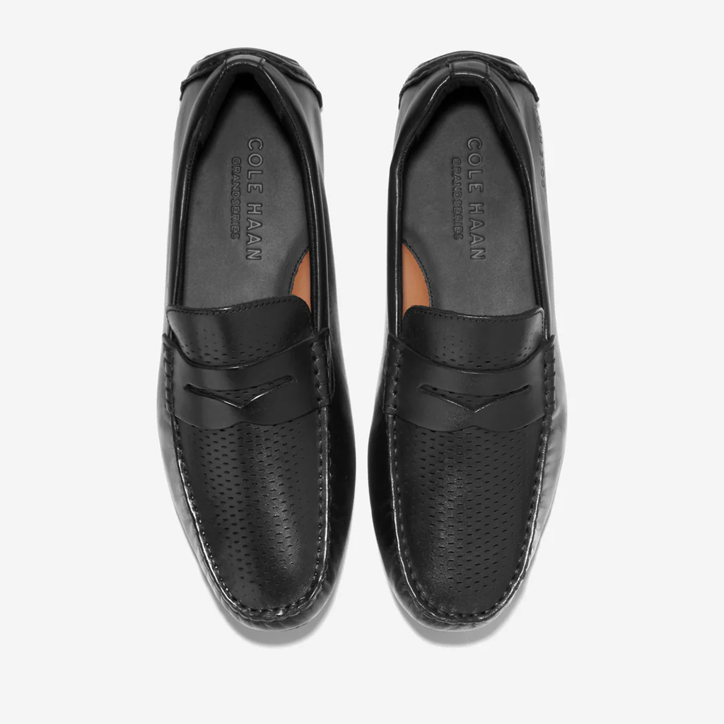 Giày lười Cole Haan Grand Laser Penny Driver – Đen