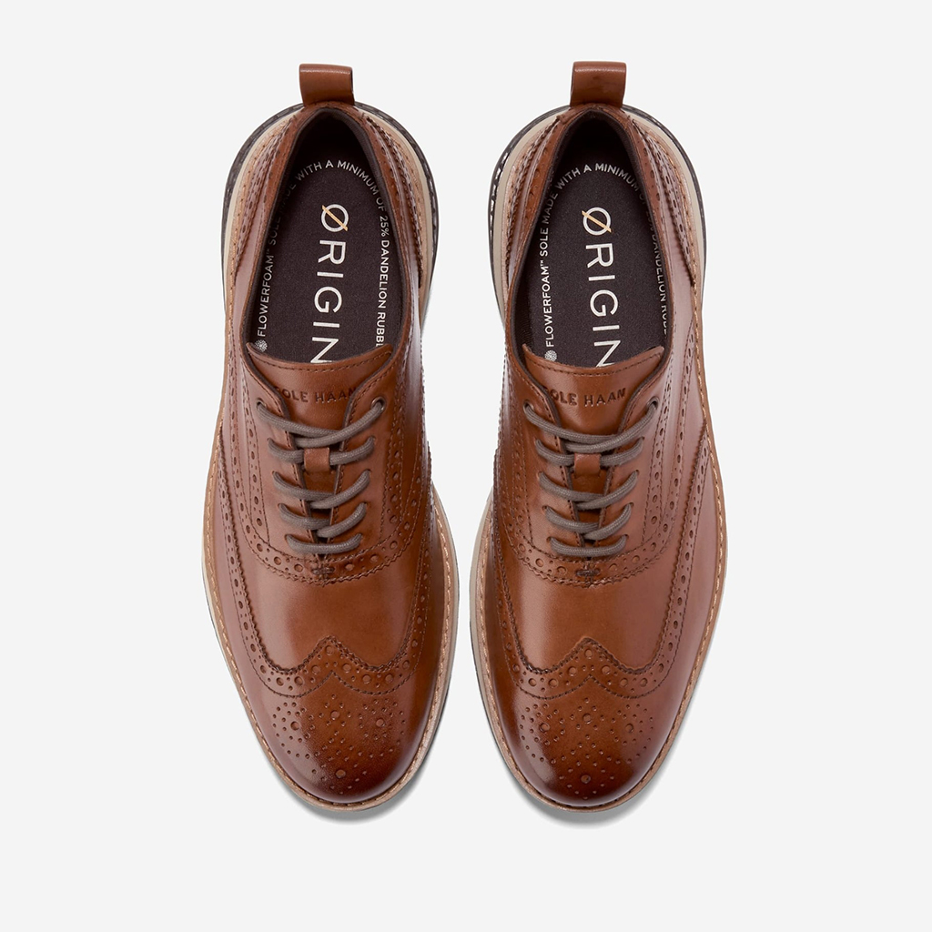 Giày tây nam Cole haan Øriginal Grand Energyweave Wingtip Oxfords – Màu Nâu