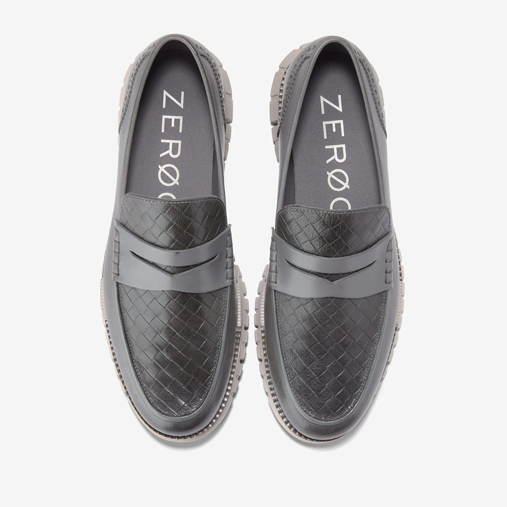 Giày lười nam Cole Haan ZERØGRAND Remastered Penny Loafers – Màu xám khói