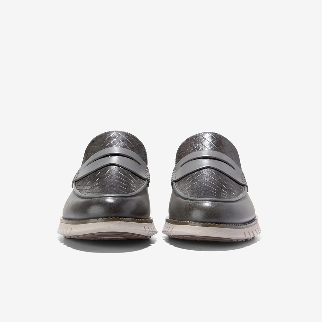 Giày lười nam Cole Haan ZERØGRAND Remastered Penny Loafers – Màu xám khói