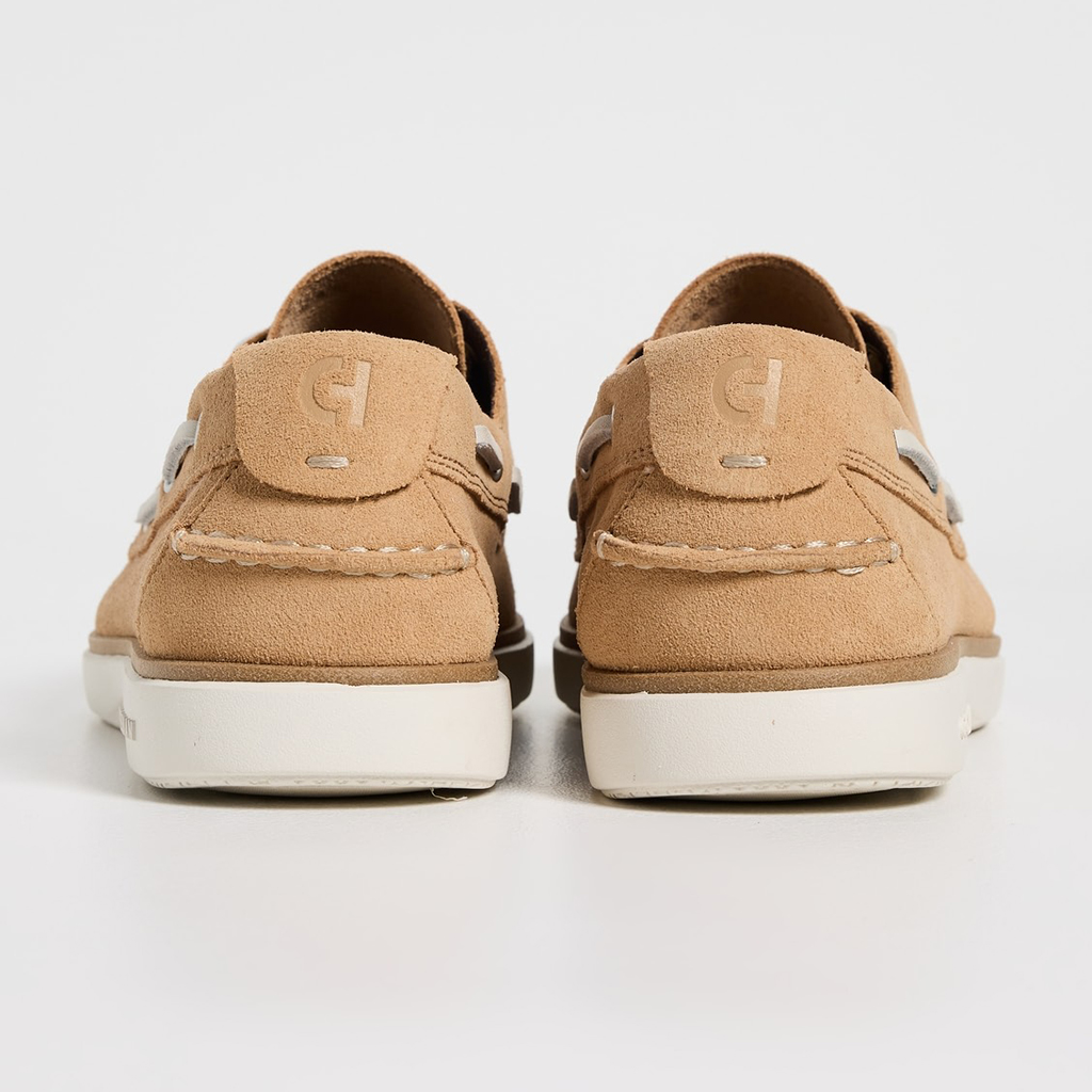 Giày lười nam Cole Haan GP Windward Boat – Màu nâu nhạt