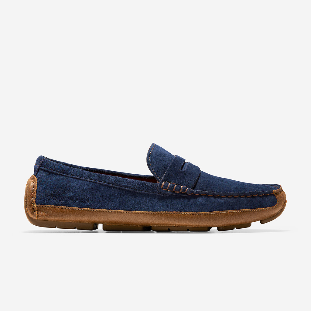 Giày Cole Haan Wyatt Penny (xanh navy)